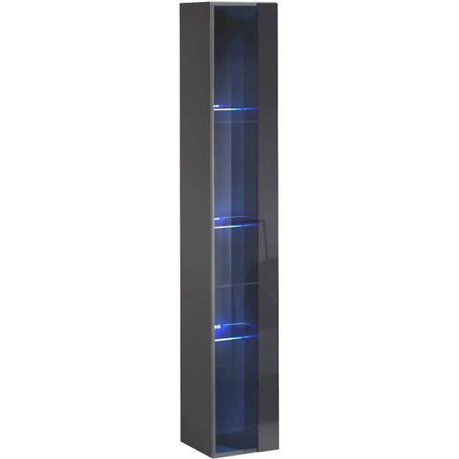 Vitrine Switch glas WW1 graphit + LED