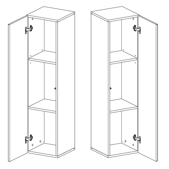 Vitrine Switch WW2 Eiche Wotan +LED