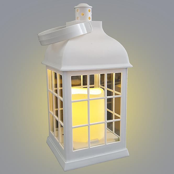 Laterne LED 1L Weiße Kerze 16/18/YZE
