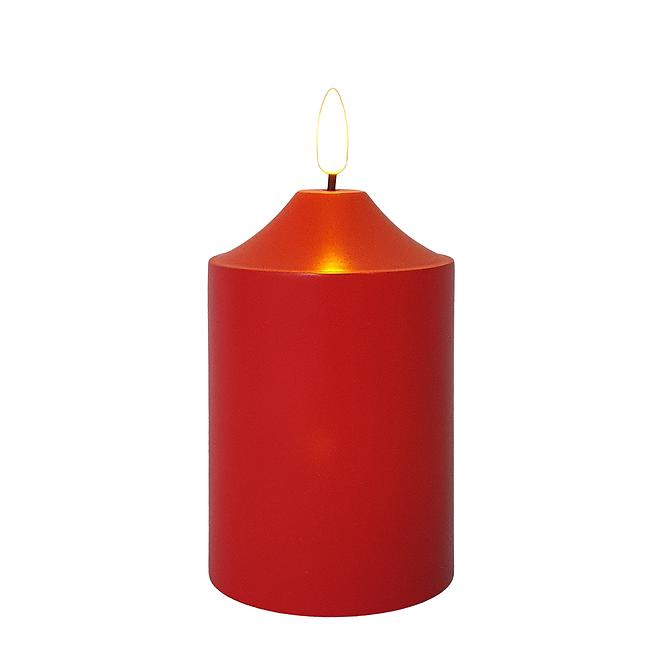 Kerze 11,5cm mit Timer - Burgund 19/21/YZE-R