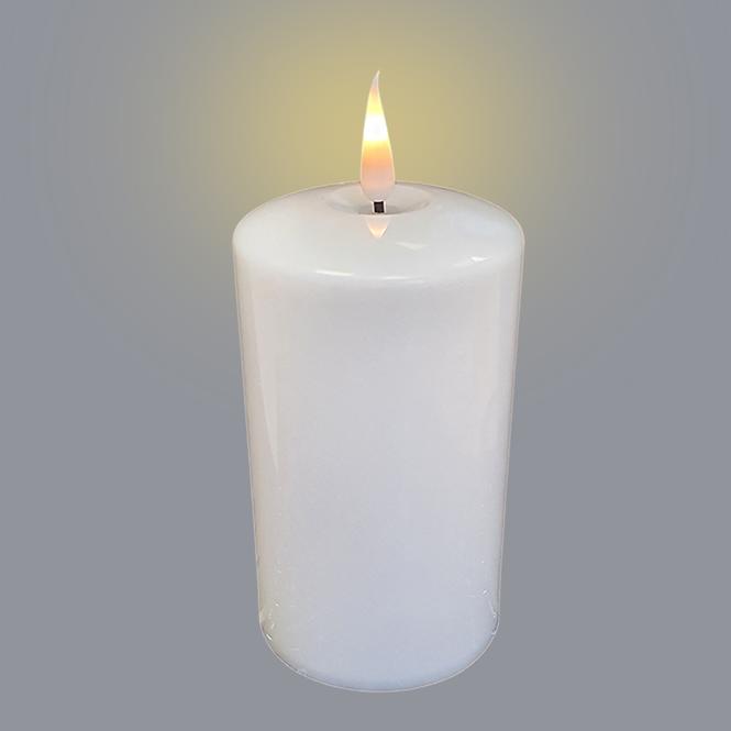 Große Kerze 16cm Batteriebetriebene 7/20/WAX