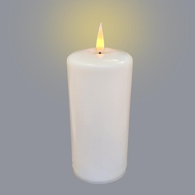 Große Kerze 18cm Batteriebetriebene 8/20/WAX