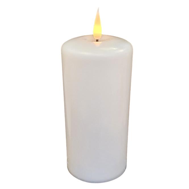 Große Kerze 18cm Batteriebetriebene 8/20/WAX