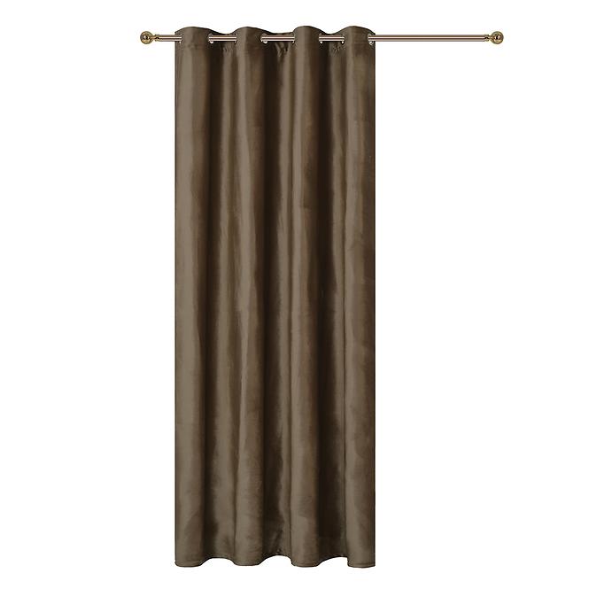 Vorhang mit ösen Monika 21578/65/ 140x250 braun