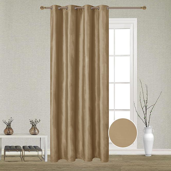 Vorhang mit ösen Monika 21579/61/ 140x250 beige 2