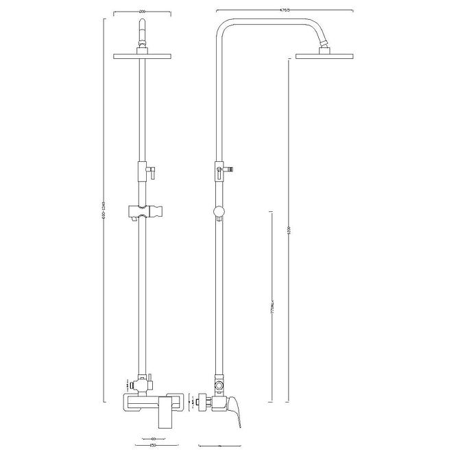 Duschset Maja SW-0168-1,3