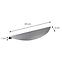 Möbelgriff Inox Edge Bow (160),2