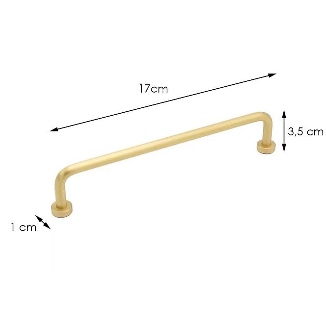 Möbelgriff Gold Gebürstet Lounge 21 (160),2