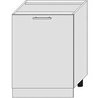 Küchenzeile Bono D60pc Pl Weiß Alaska/Weiß