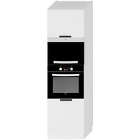 Küchenzeile Denis D60pk Mv 2133 Pl Weiß Satin Mat/Weiß