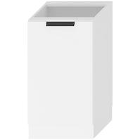 Küchenzeile Denis D45 Pl Weiß Satin Mat/Weiß