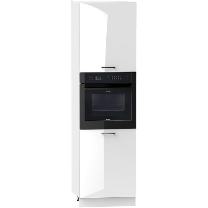 Küchenzeile Oscar D60pk 2133 Pl Weiß Lesk/Weiß