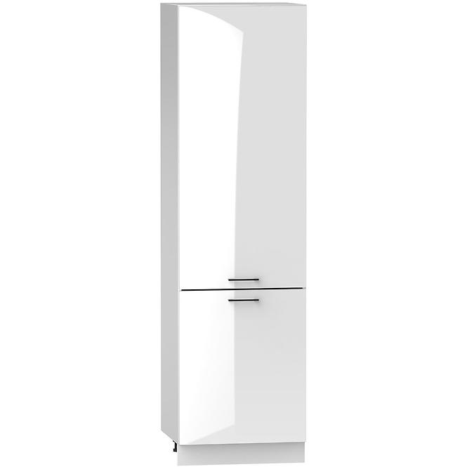 Küchenzeile Oscar D60sł 2133 Pl 2fr Weiß Lesk/Weiß