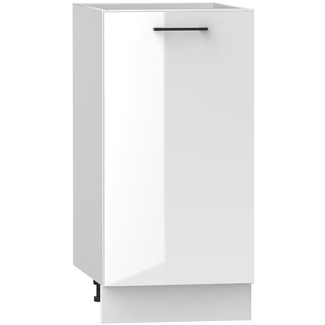 Küchenzeile Oscar D40 Pl Weiß Lesk/Weiß