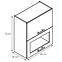 Küchenzeile Denis W60grf/2 Sd Eiche London/Weiß,2