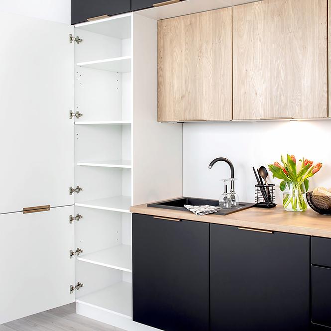 Küchenzeile Denis W40 Pl Eiche London/Weiß