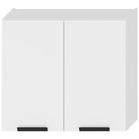 Küchenzeile Denis W80 Weiß Satin Mat/Weiß