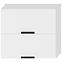 Küchenzeile Denis W80grf/2 Weiß Satin Mat/Weiß