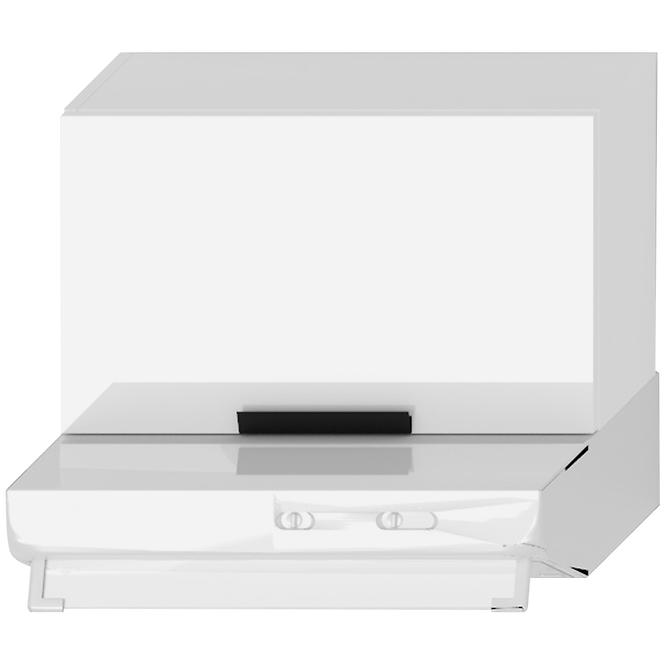 Küchenzeile Denis W60okgr Weiß Satin Mat/Weiß