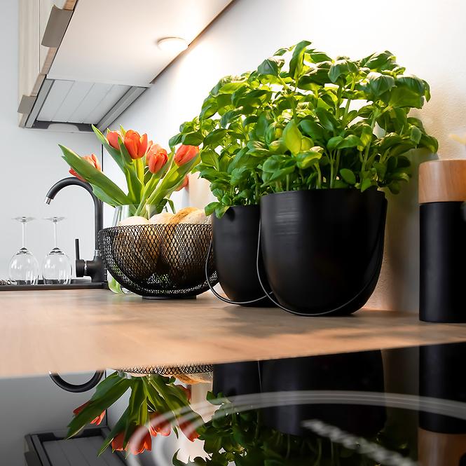 Küchenzeile Denis W30 Pl Koffee Mat/Weiß,23
