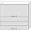 Küchenzeile Bono W80grf/2 Sd Weiß Alaska/Weiß