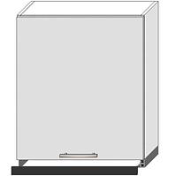 Küchenzeile Bono W60/68 Slim Pl Se Stříbrnou Digestoří Weiß Alaska/Weiß