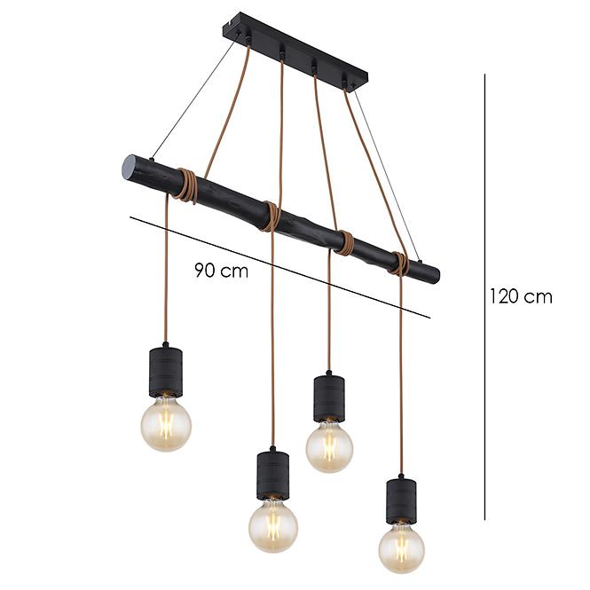 Lampe 54030-4HA Schwarz LW4