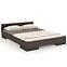 Bett aus Buchenholz Skandica Spectrum Niedrig 200x200 Palisander,2