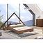 Bett aus Buchenholz Skandica Spectrum Niedrig 160x200 Nuss,4