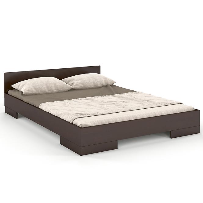 Bett aus Buchenholz Skandica Spectrum Niedrig 160x200 Palisander