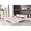 Bett aus Buchenholz Skandica Spectrum Niedrig 180x200 Weiß,4