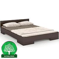 Bett aus Buchenholz Skandica Spectrum Niedrig 180x200 Palisander