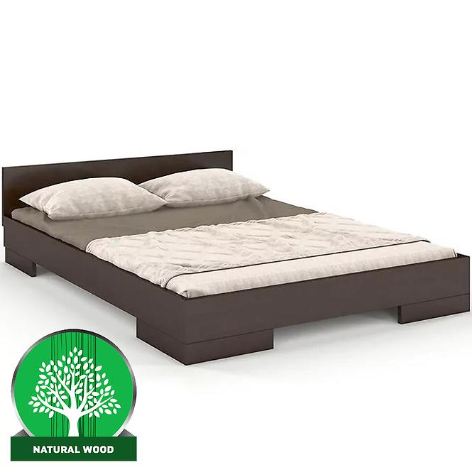 Bett aus Buchenholz Skandica Spectrum Niedrig 180x200 Palisander