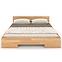 Bett aus Buchenholz Skandica Spectrum Niedrig 200x200 Natürlich,2