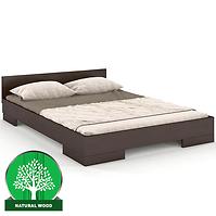 Bett aus Buchenholz Skandica Spectrum Niedrig 90x200 Palisander