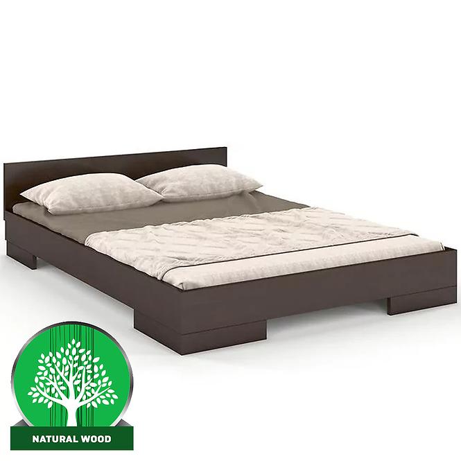 Bett aus Buchenholz Skandica Spectrum Niedrig 90x200 Palisander