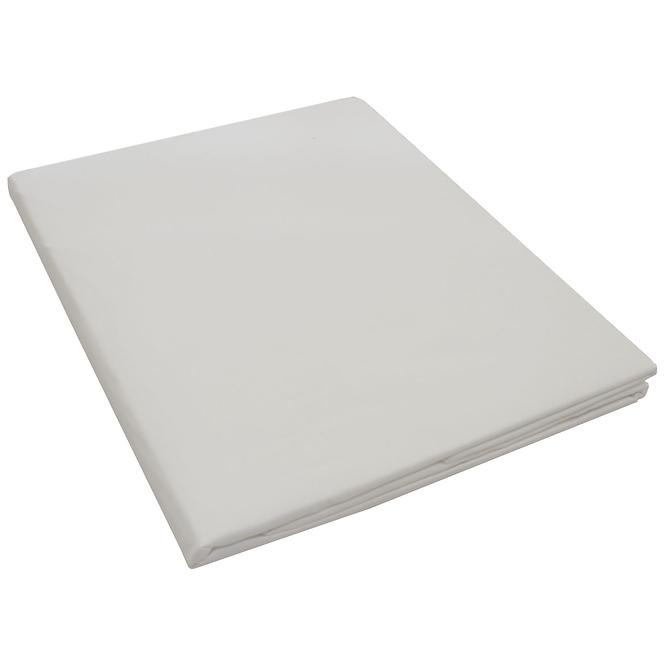 Bettlaken aus Baumwollsatin ALFS-6001, weiß, 140x200