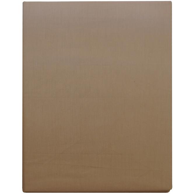 Bettlaken aus Baumwollsatin, beige ALFS-6013 140x200