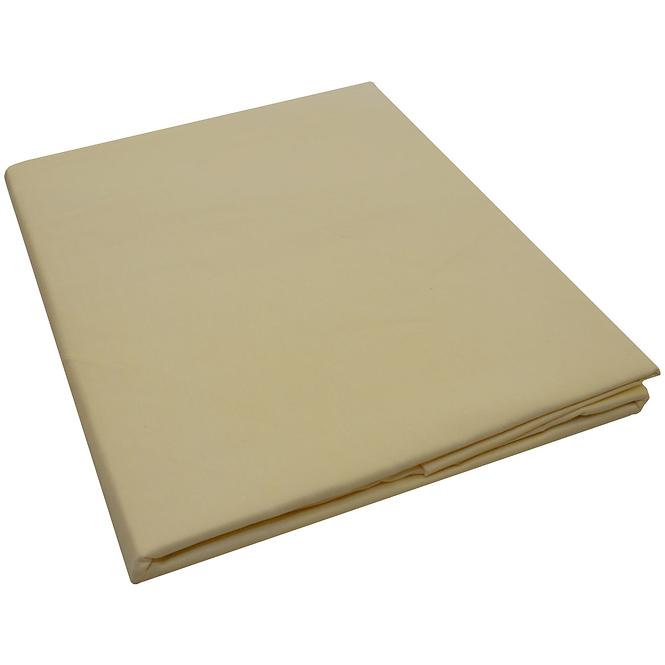 Bettlaken aus Baumwollsatin, gelb ALFS-6002 160x200