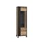 Vitrine Haruki 60 Alpenfichte/ Schwarz,2