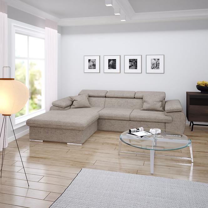 Ecksofa Polo L Porto 33 + Kissen Porto 33,7