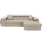 Ecksofa Polo P Porto 33 + Kissen Porto 33
