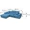 Ecksofa Polo L Porto 62 + Kissen Porto 62,6