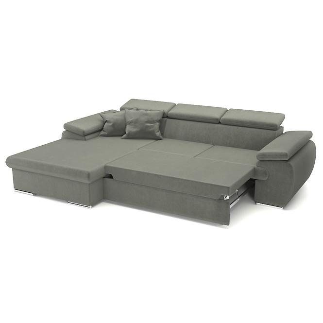 Ecksofa Polo L Kronos 15 + Kissen Kronos 15,4