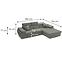 Ecksofa Polo P Kronos 15 + Kissen Kronos 15,6