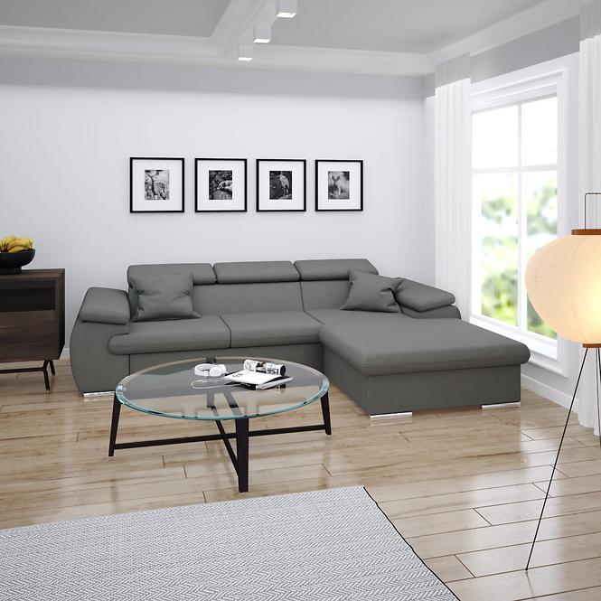 Ecksofa Polo P Kronos 15 + Kissen Kronos 15,7