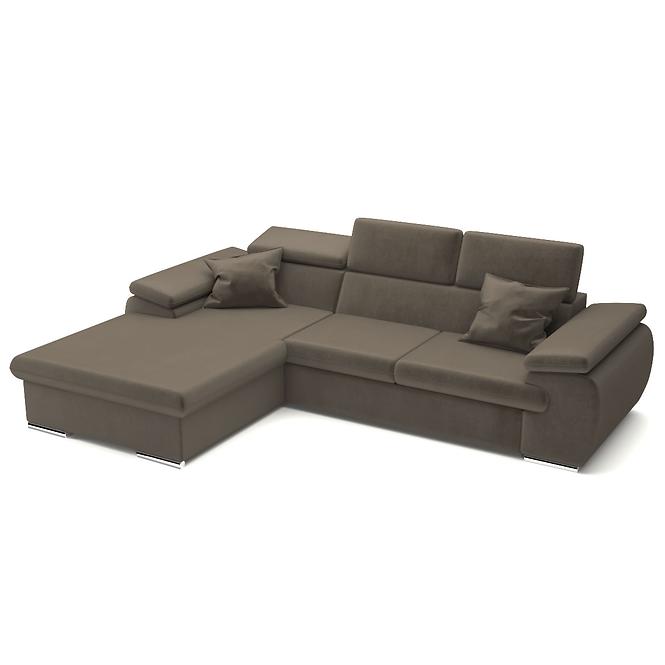 Ecksofa Polo L Paros 04 + Kissen Paros 04,2