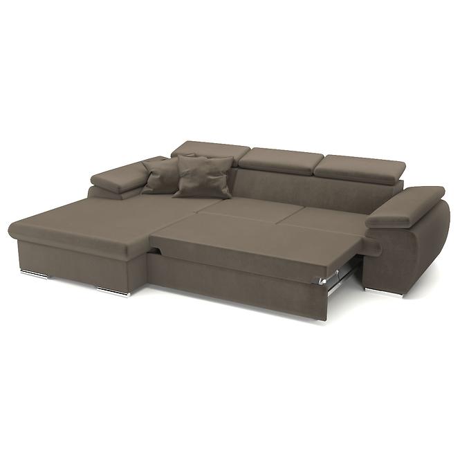 Ecksofa Polo L Paros 04 + Kissen Paros 04,4