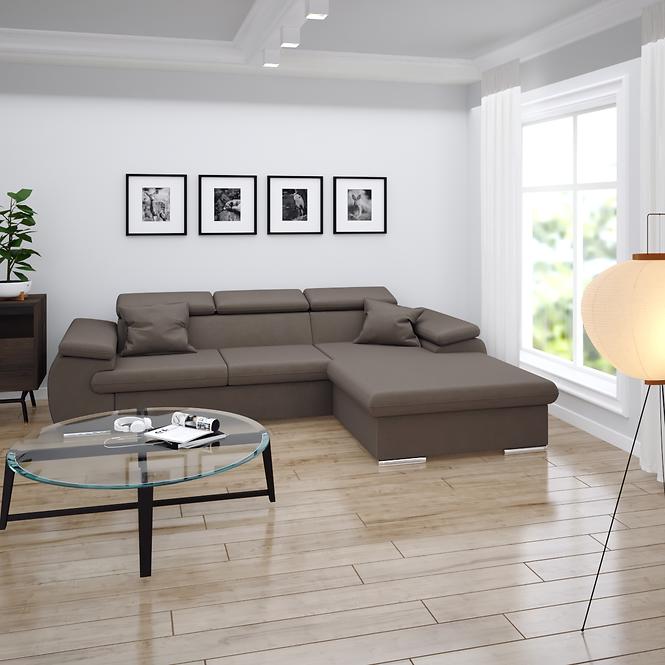 Ecksofa Polo P Paros 04 + Kissen Paros 04,7