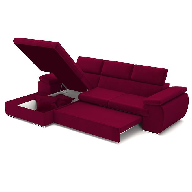 Ecksofa Polo L Kronos 02 + Kissen Kronos 02,3